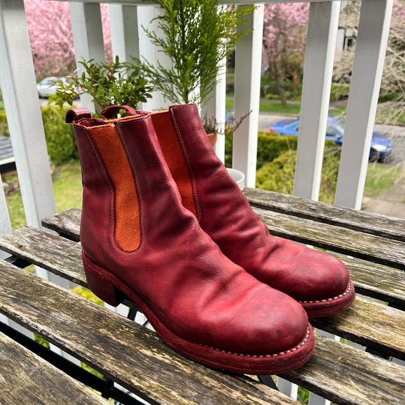 Guidi 76Z Red Chelsea Boots - Size EU37.5 - Picture 8 of 10